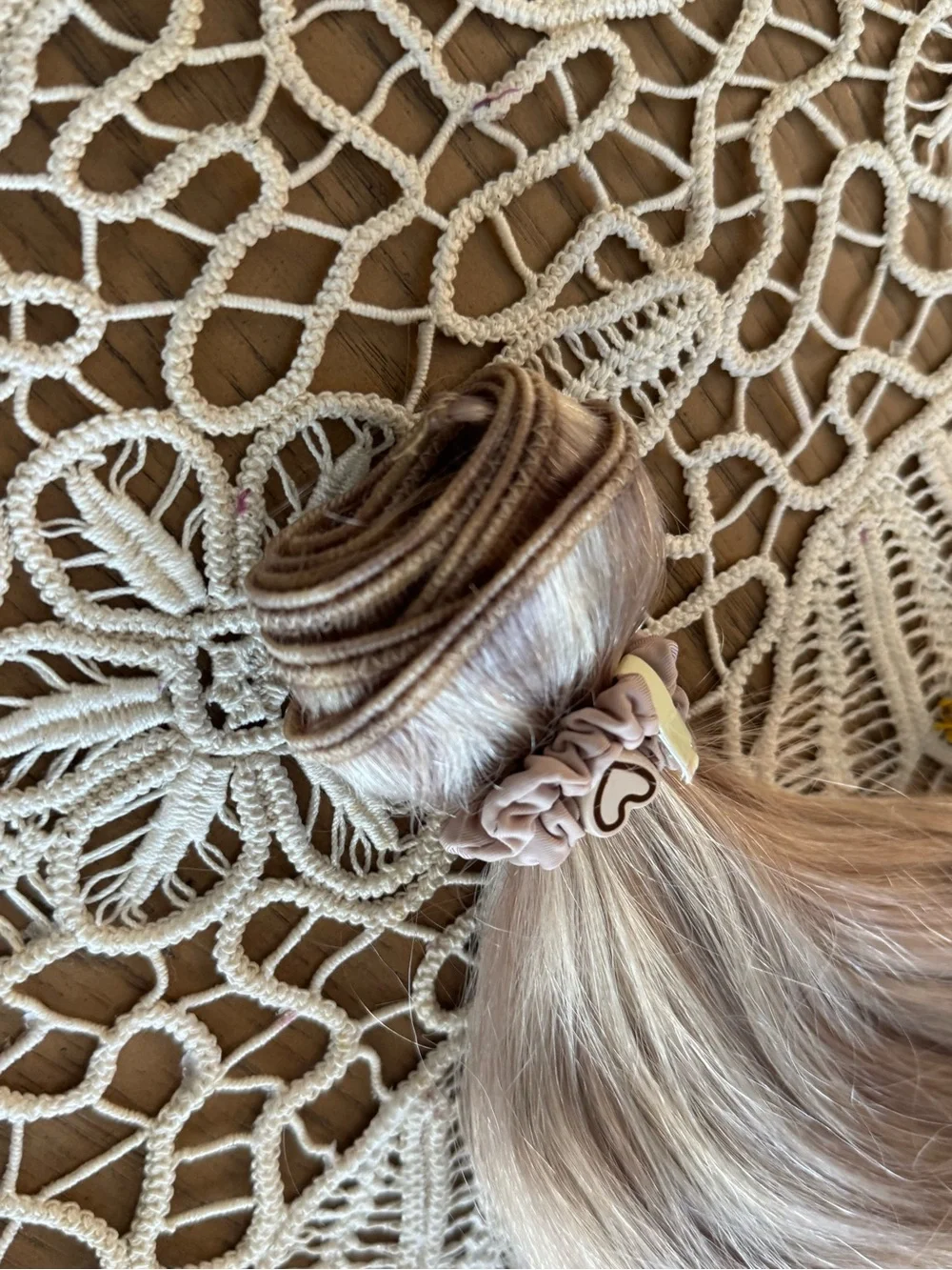 18” Human Hair Weft Hair Extensions  Weft | Platinum Ash Blonde - Picture 3 of 7